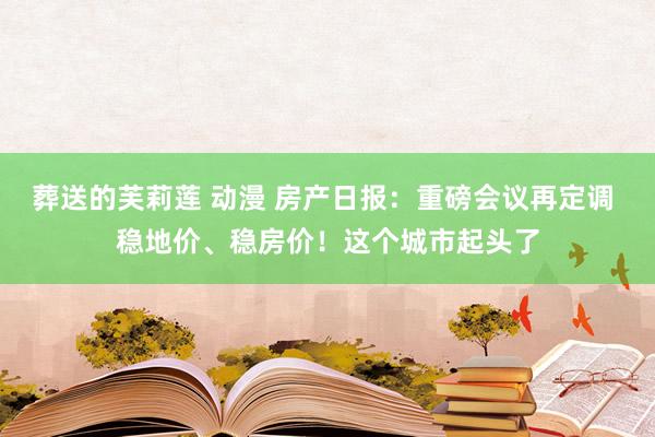 葬送的芙莉莲 动漫 房产日报：重磅会议再定调 稳地价、稳房价！这个城市起头了