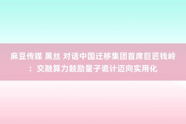 麻豆传媒 黑丝 对话中国迁移集团首席巨匠钱岭：交融算力鼓励量子诡计迈向实用化