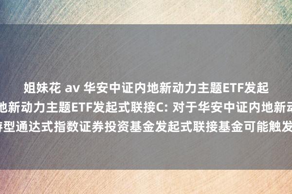 姐妹花 av 华安中证内地新动力主题ETF发起式联接A，华安中证内地新动力主题ETF发起式联接C: 对于华安中证内地新动力主题交游型通达式指数证券投资基金发起式联接基金可能触发基金合同阻隔情形的第二次辅导性公告