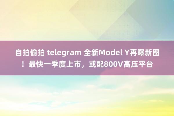 自拍偷拍 telegram 全新Model Y再曝新图！最快一季度上市，或配800V高压平台