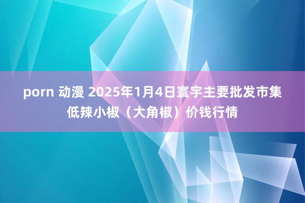 porn 动漫 2025年1月4日寰宇主要批发市集低辣小椒（大角椒）价钱行情